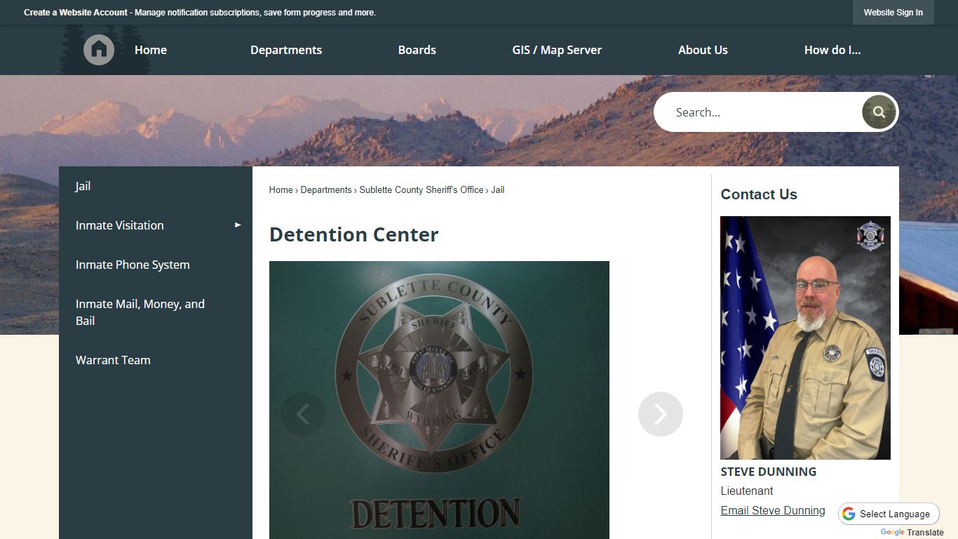 Detention Center | Sublette County - Official Website