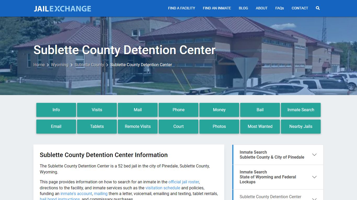 Sublette County Detention Center - Jail Exchange